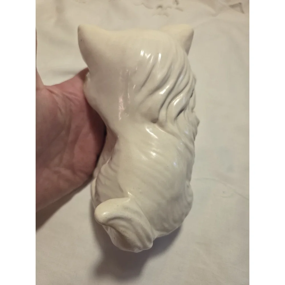Vintage Ceramic Happy Cat Figurine - 40s Or 50s Made In‎ Japan